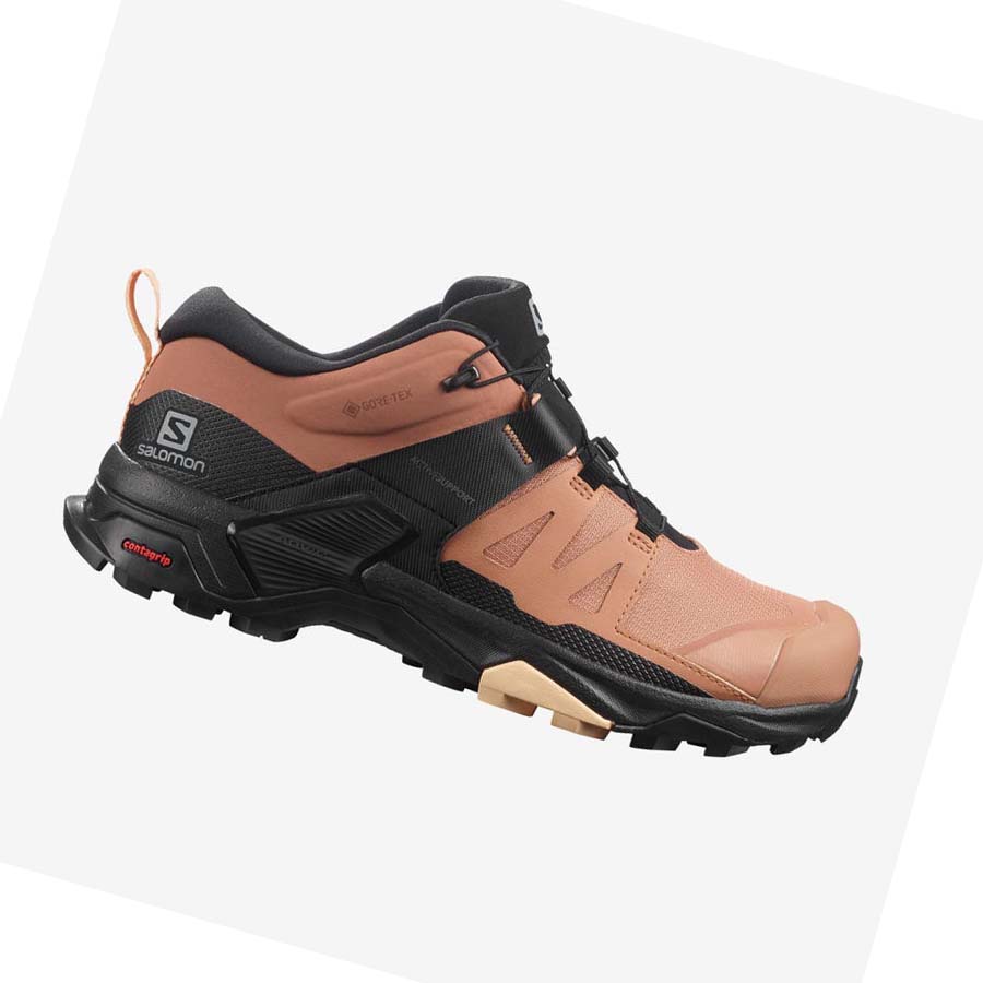 Tenis Senderismo Salomon WoX ULTRA 4 GORE-TEX Mujer Marrom | MX 2826HAP